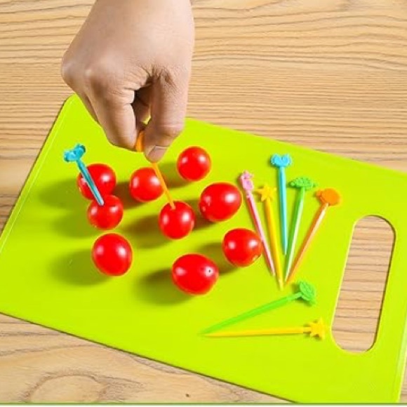 New Colorful Kids Safety Knife 36 Pcs Set for Real Cooking - Picture 3 of 4